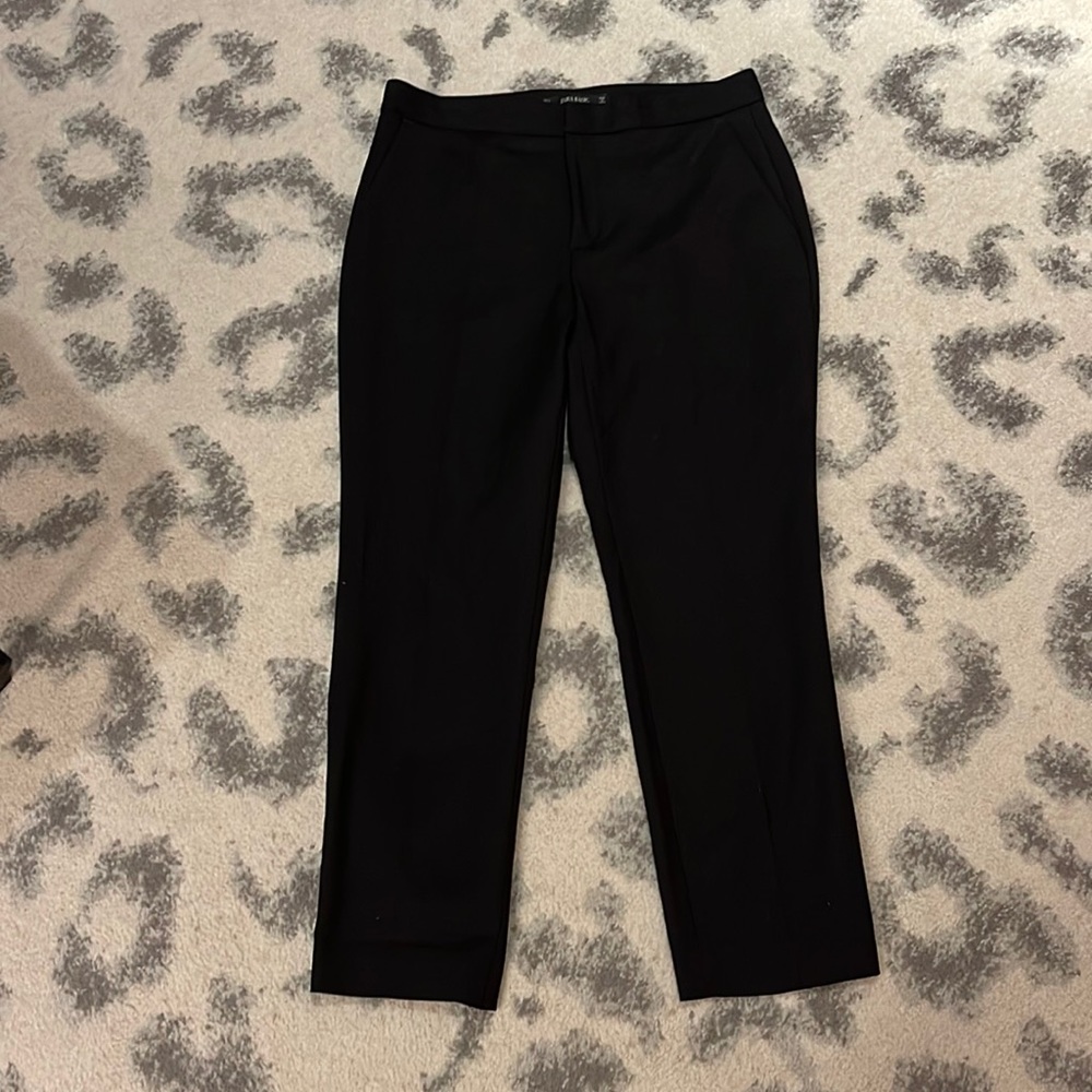 Zara Basic Black Slacks/Work Pant - image 1